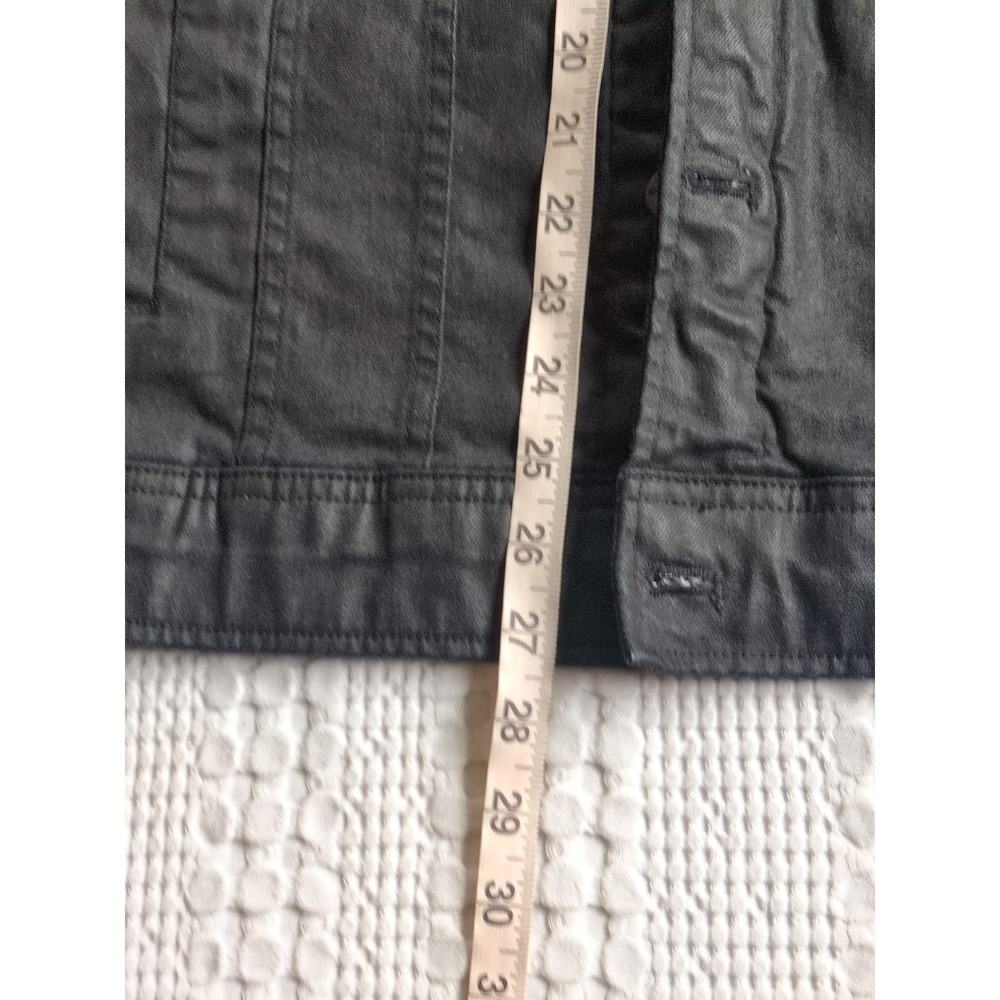 Men's Black Slim Button-Front Jacket - Picture 13 of 16